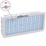 King Plus 1800W LED Grow Light Double Chips 10W Full Specturm for Hydroponic Greenhouse and Indoor Plant Flowering Growing.