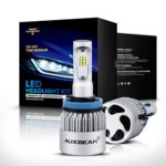 Auxbeam LED headlights F-S3 Series H11 LED Headlight Bulbs with 2 Pcs of Headlight Conversion Kits 72W 8000LM PHILIPS CSP Chips Fog Light