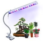 12W LED Plant Lights,Kyson Office Clip Grow Light Lamp (2 White 5 Blue 5 Red )