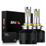 SNGL Super Bright LED Headlight Kit – Adjustable-Beam Bulbs – 9006 ( HB4 ) – 110w 12,400Lm – 6000K Bright White – 2 Yr Warranty