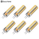 Classic Style Home 5 Watt G4 LED Bi-Pin Base 12V AC/DC Light Bulb 2700K Warm White Dimmable Waterproof T3 G4 Halogen 10W LED Replacement 6Pack