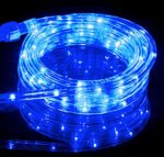 Izzy Creation 10.6FT Blue LED Flexible Rope Lights Kit, Indoor / Outdoor Lighting, Home, Garden, Patio, Shop Windows, Christmas, New Year, Wedding, Party, Event