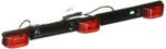 MaxxHaul 70449 3-Light Red LED Clearance Identification Light Bar (Waterproof, Sealed & Stainless Steel Base, Truck/Trailer)