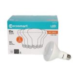 EcoSmart 65W Equivalent Soft White BR30 Dimmable LED Light Bulb (12-Pack)