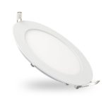 eSaveBulbs 9W Round Dimmable LED Panel Light Ultra-thin Recessed DownLight 6000-6500K Daylight Led Ceiling Lamp AC 110V