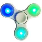 Otergaga Fidget Hand Spinner With LED LIGHT Brand New Tri Spinner Prime Toy With 7 Colored Shining Premium Anxiety Toy Helps Forcus For Kids And Adults Stress Reducer Gift