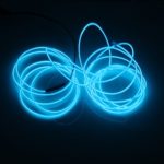 Lerway 3M Rope LED Light Strip EL Wire Cable for Festival Day Thanksgiving Day Christmas Day New Year Birthday Party Light (Blue)