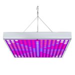 WOQU LED Grow Light,45W and 225 LEDs Panel , 4-Band Full Spectrum Includ 4 Rays to Rapidly Improve Growing for Indoor Gardening and Hydroponics Plants(Cover 8sq.ft)