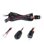 ANNT Waterproof 3M 10ft 12V 40A Off Road LED Offroad LED Light Bar Wiring Kits Wiring Harness for High Watt LED Bar, with 40 Amp Power Relay Fuse On-Off Toggle Switch