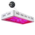 Galaxyhydro Dimmable LED Grow Light, 300W Indoor Plants Grow Lights with UV and IR for Veg and Flower
