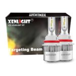 Xenlight 9004(7) LED Headlights Bulbs with Targeting Beam-8,000Lm- Bulb and Kit -Cool White