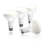 OxyLED BR30 LED Light Bulbs,9W 810LM White Light Bulb,120° Beam Angle Wide Flood Light Bulb, 4 packs