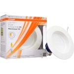 SYLVANIA LIGHTIFY by Osram 65W LED Recessed Kit for Smart Home – White to Daylight 2700K – 6500K Adjustable Tunable White – Connected 5 or 6 inch IC can Retrofit, SmartThings
