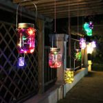 AA Mason Jar Solar LED Light Color Changing, Patio Deck Out Doors Garden Decor