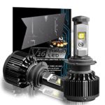 CougarMotor H7 60W LED Headlight Bulbs All-in-One Conversion Kit,7200 Lumen (6000K Cool White)