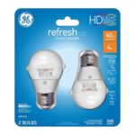GE Refresh 40w Equivalent Daylight (5000k) Energetic High Definition A15 Clear Dimmable LED Light Bulb (2-PACK)