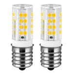 KINDEEP Ceramic E17 LED Bulb for Microwave Oven Appliance, 5W (40W Halogen Bulb Equivalent), Warm White 3000K, Pack of 2