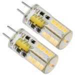 Kakanuo GY6.35 LED Bulb 12V 3 Watt Warm White 3000K G6.35/GY6.35 Bi-Pin Base Non-dimmable 36X2835SMD AC/DC 10-18V(Pack of 2)
