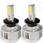 Automotive H7 72W Headlight Bulbs LED Conversion Kit Xenon 6000K White Halogen/HID Replacement