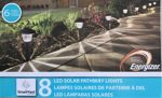 Smartyard Solar LED 13.8″H Pathway Lights 8-pack – 6 lumens per light.