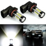 JDM ASTAR Extremely Bright Max 80W High Power 9040, 9140, 9145, 9050, 9155, H10 LED Bulbs for DRL or Fog Lights, Xenon White