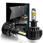 CougarMotor H1 60W LED Headlight Bulbs All-in-One Conversion Kit,7200 Lumen (6000K Cool White)