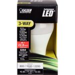 Feit Electric A50/150/LEDG2 50/100 /150W Equivalent 3-Way LED Light Bulb, Soft White