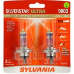 SYLVANIA 9003/H4 SilverStar Ultra Halogen Headlight Bulb, (Contains 2 Bulbs)