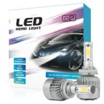 HID-Warehouse S2 72W 8,000LM – H11 LED Headlight Conversion Kit – 6500K COB LED – 2017 Model