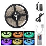 LED Light Strip Kit, Ledgle Rope Light Flexible Waterproof 16.4ft,300 LEDs SMD5050 Color Changing RGB Strip Lighting Remote Control for Party, Holidays, Decorations