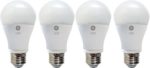 GE Lighting 67615 Dimmable LED A19 Light Bulb with Medium Base, 10-Watt, Soft White, 4-Pack