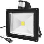 Warmoon LED Motion Sensor Flood Light, 50W Daylight White, 6500K, 4500-6000lm, Waterproof Security Lights with PIR