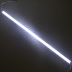 LEDENET 24V DC Supper Bright 5050 SMD Aquarium LED Strip – Waterproof Aluminum Lighting (Cold White (20 Inch long))