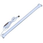 Under Cabinet Lighting BHCLIGHT USB Powered LED Dimmable¨Max 700lm,20inch,White,74 led Reading Strip light 3 Color Temperature For Reading Under Counter/ Kitchen/Closet//Storage Shelf Lighting