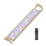 eoere Full Spectrum 30W LED Aquarium Light RGBW + Remote Control + Extendable Bracket for Coral Reef Grow Fish Tank