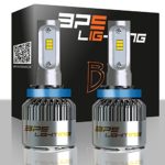 BPS Lighting B2 LED Headlight Bulbs Conversion Kit – H11 80W 12000 Lumen 6000K 6500K – Cool White – Super Bright – Car and Truck – High, Low Beam or Fog Light – All-in One – Plug and Play