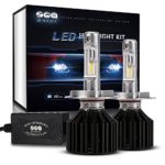 SEALIGHT X2 H4 LED Headlight Conversion Kit – 100W 12000LM- 32x CSP LED Chips – Cool White 6000K – Dual Hi/Lo Beam Bulbs – H4/HB2/9003 bulbs – 2 Yr Warranty