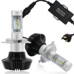 H4 LED Headlight Bulb, Rigidhorse 9003 Headlight Bulb Driving Lights High Beam Bulbs Cree LED Headlight, 80W 8000LM 6500K Cool White