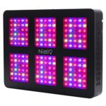 900W LED Grow Light,Niello Dual Reflector Serie 2 Switches 3 Modes 12-Band Full Spectrum Include UV IR for Indoor Plants Seeding,Flowering and Growing