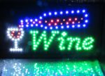 Wine Sign, LED Neon Motion Light Sign. On/off with Chain 19101