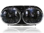 GENSSI LED Dual Projector Headlight For Harley Road Glide 2004-2013
