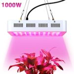 1000w LED Grow Light,Super Bright Full Spectrum Double Chips Growing Bulbs with Protective Sunglasses for Greenhouse Hydroponic Aquatic Indoor Plants Seeding/Growing/Flowering