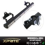 Xprite Light Holder Adjustable Bracket For 18″ 27″ 31.5″ 35.5″ LED Warning Traffic Advisor Vehicle LED Strobe Light Bar – 1 Pack