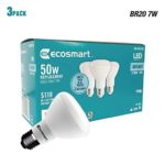 50W Equivalent Daylight BR20 Dimmable LED Light Bulb (3-Pack) 1001655256
