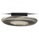 Lotus LED Lights 4″ Round J-Box Mount Recessed Downlight Brushed Nickel 620 Lumens 2700K (LL4RBX-27K-BN)