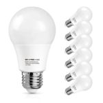 A19 LED Bulb, SHINE HAI Neutral White 4000K 800lm Non-dimmable UL-Listed LED Light Bulbs 60W Equivalent, Bright White, 6-Pack
