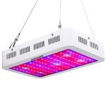 JUHANG 1000W Full Spectrum LED Grow Light for Indoor Plants Veg and Flower Garden Greenhouse Hydroponic Plant Grow Lights with Zener Protector(10WX100pcs)