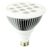 Oplips 36W LED Grow Light Bulb, Plant Light Bulb E26 Bulbs Input 85~265V for Indoor Garden Greenhouse and Hydroponic Plants Full Spectrum