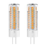 HzSane G4 LED Bulb 7 Watt Watt Warm 3000K AC/DC 12V, LED Corn Light Non-dimmable, super bright 632835SMD LED (Pack- 2)