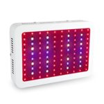 LVJING 1000W LED Grow Light Full Spectrum for Indoor Plants Veg and Flower, Hydroponic Greenhouse Aquatic Plants Growing Lamps, Double Chips, AC85~265V